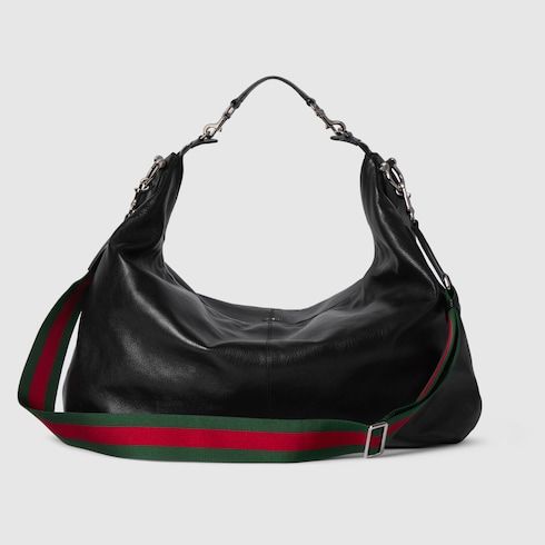 Large Crossbody Luxury Handbag With Soft Leather And Signature Hardware