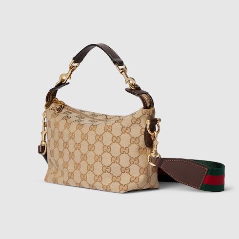 Small Brera Crossbody Luxury Handbag With Canvas And Detachable Strap