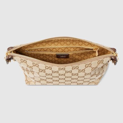 Small Brera Crossbody Luxury Handbag With Canvas And Detachable Strap