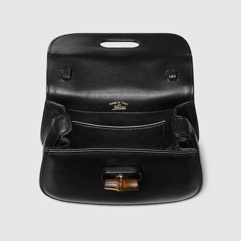 Mini Bamboo 1947 Luxury Handbag With Soft Grainy Leather And Click Closure