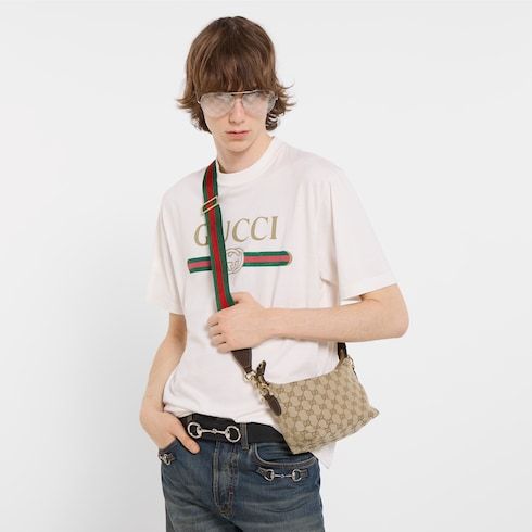 Small Brera Crossbody Luxury Handbag With Canvas And Detachable Strap