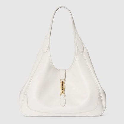 Medium Mercato Luxury Handbag With Soft Leather And Piston Closure