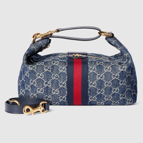 Medium Vanity Top Handle Luxury Handbag With Canvas And Leather Trim