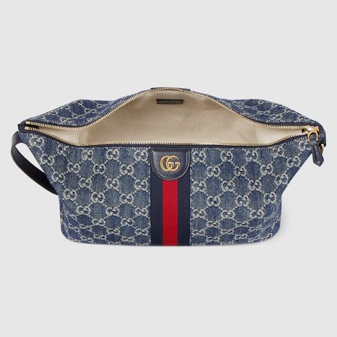 Medium Vanity Top Handle Luxury Handbag With Canvas And Leather Trim