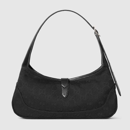 Medium Jackie Slim Shoulder Luxury Handbag With GG Canvas And Piston Closure