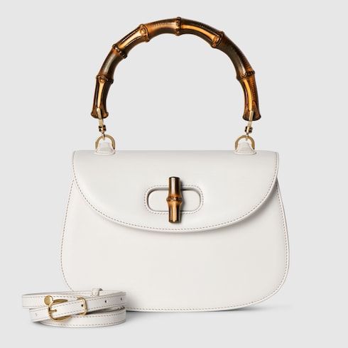 Small Bamboo 1947 Luxury Handbag With Soft Grainy Leather And Click Closure