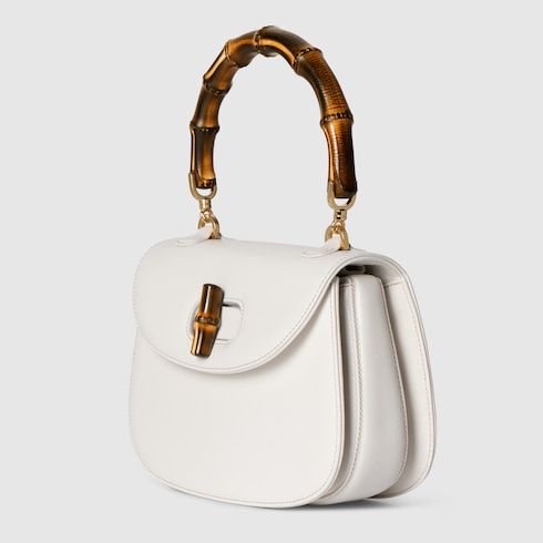 Small Bamboo 1947 Luxury Handbag With Soft Grainy Leather And Click Closure