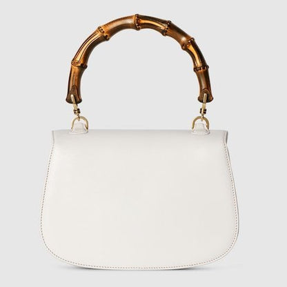 Small Bamboo 1947 Luxury Handbag With Soft Grainy Leather And Click Closure