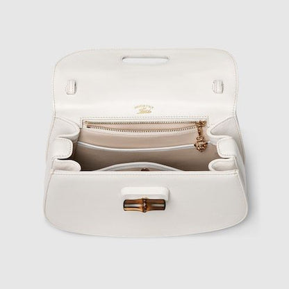 Small Bamboo 1947 Luxury Handbag With Soft Grainy Leather And Click Closure