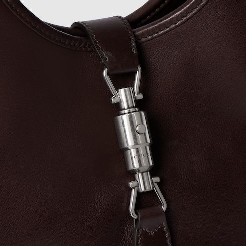 Small Mercato Designer Shoulder Tote With Soft Leather And Piston Closure