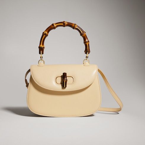 Small Top Handle Luxury Handbag With Soft Grainy Leather And Click Closure