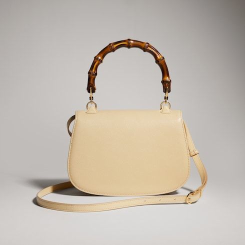 Small Top Handle Luxury Handbag With Soft Grainy Leather And Click Closure