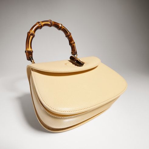 Small Top Handle Luxury Handbag With Soft Grainy Leather And Click Closure