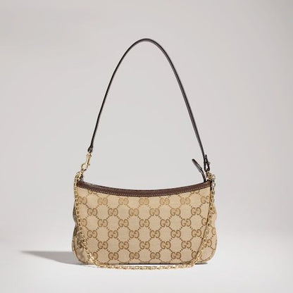 Gossip Small Shoulder Luxury Handbag With GG Canvas