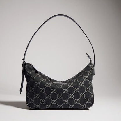 Lady Lunetta Small Shoulder Luxury Handbag GG Denim