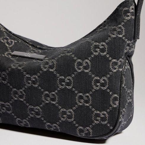 Lady Lunetta Small Shoulder Luxury Handbag GG Denim