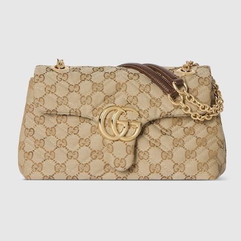 Small Shoulder Luxury Handbag With Canvas
