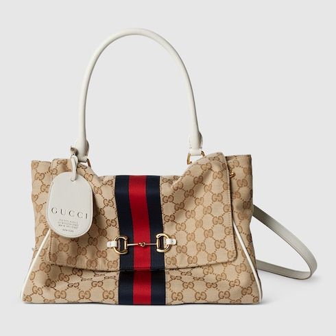 Medium Paparazzo Luxury Handbag With Canvas And Leather Trim