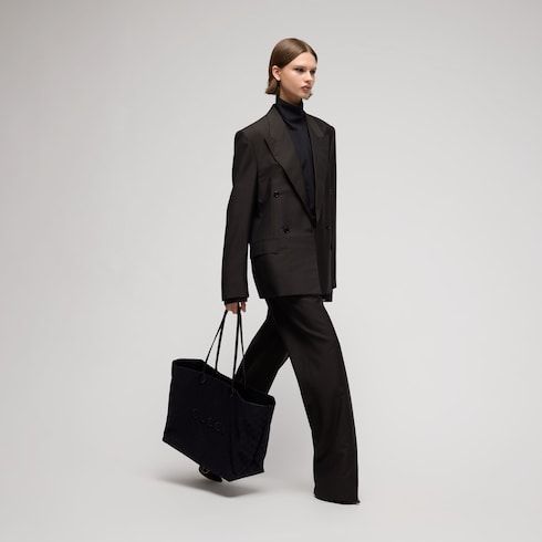 NY Large Designer Shoulder Tote