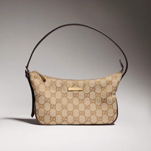 Lady Lunetta Small Shoulder Luxury Handbag With GG Canvas