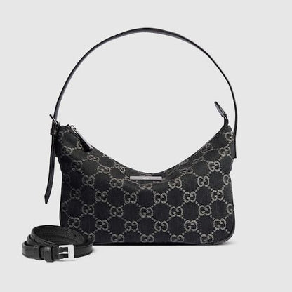 Lady Lunetta Small Shoulder Luxury Handbag GG Denim