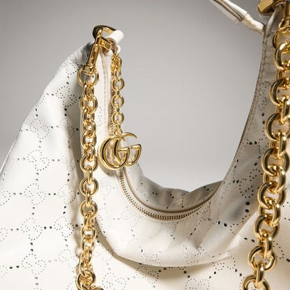 Lady Lunetta Chain Medium Shoulder Luxury Handbag