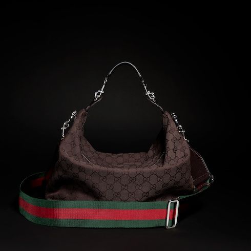 Medium Crossbody Luxury Handbag With GG Canvas And Detachable Strap