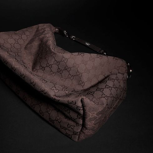 Medium Crossbody Luxury Handbag With GG Canvas And Detachable Strap