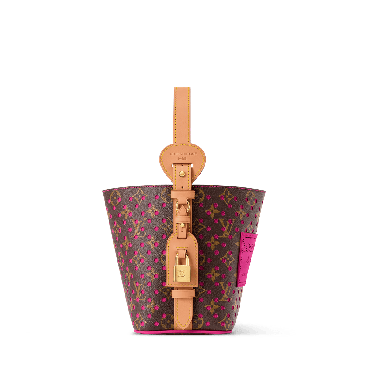 All In BB Monogram Perfo Pop Crush Tote Bag