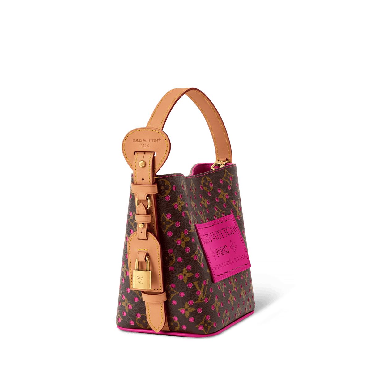 All In BB Monogram Perfo Pop Crush Tote Bag