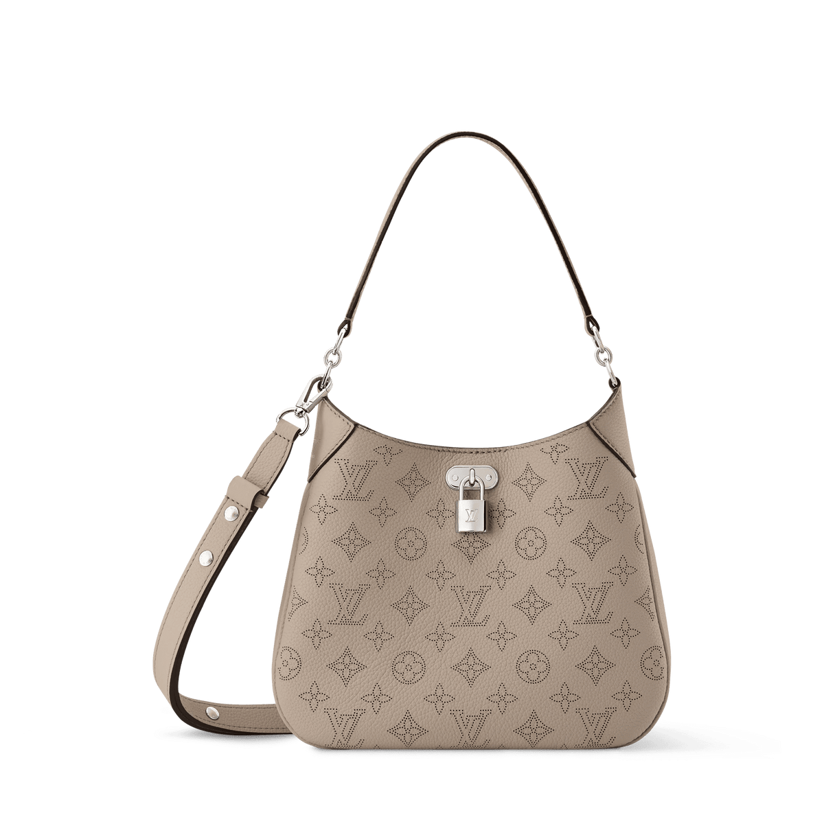 All Around PM Galet Perforated Mahina Calfskin Leather Tote Bag M27336