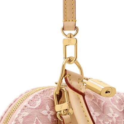 Alma BB Monogram Emblème Rose Ruban Bag