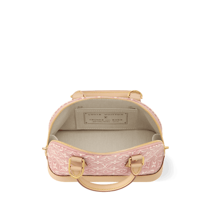 Alma BB Monogram Emblème Rose Ruban Bag