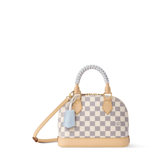 Alma BB Damier Azur Bleu Olympe Coated Canvas Handbag N40902