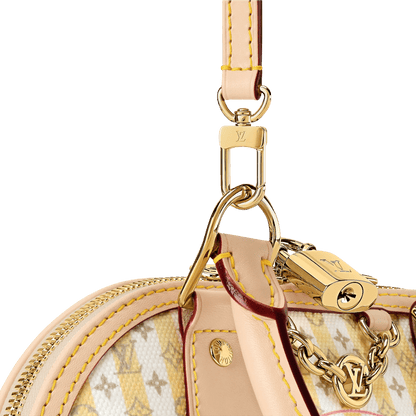 Alma BB LV Stamp Banana Monogram Canvas Nano Bag