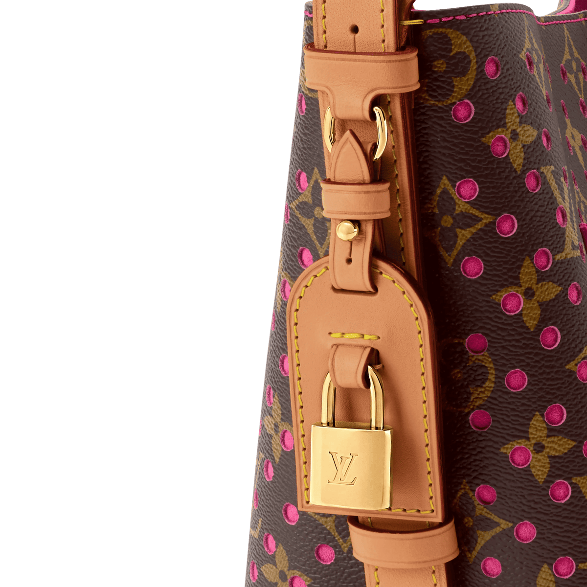 All In BB Monogram Perfo Pop Crush Tote Bag