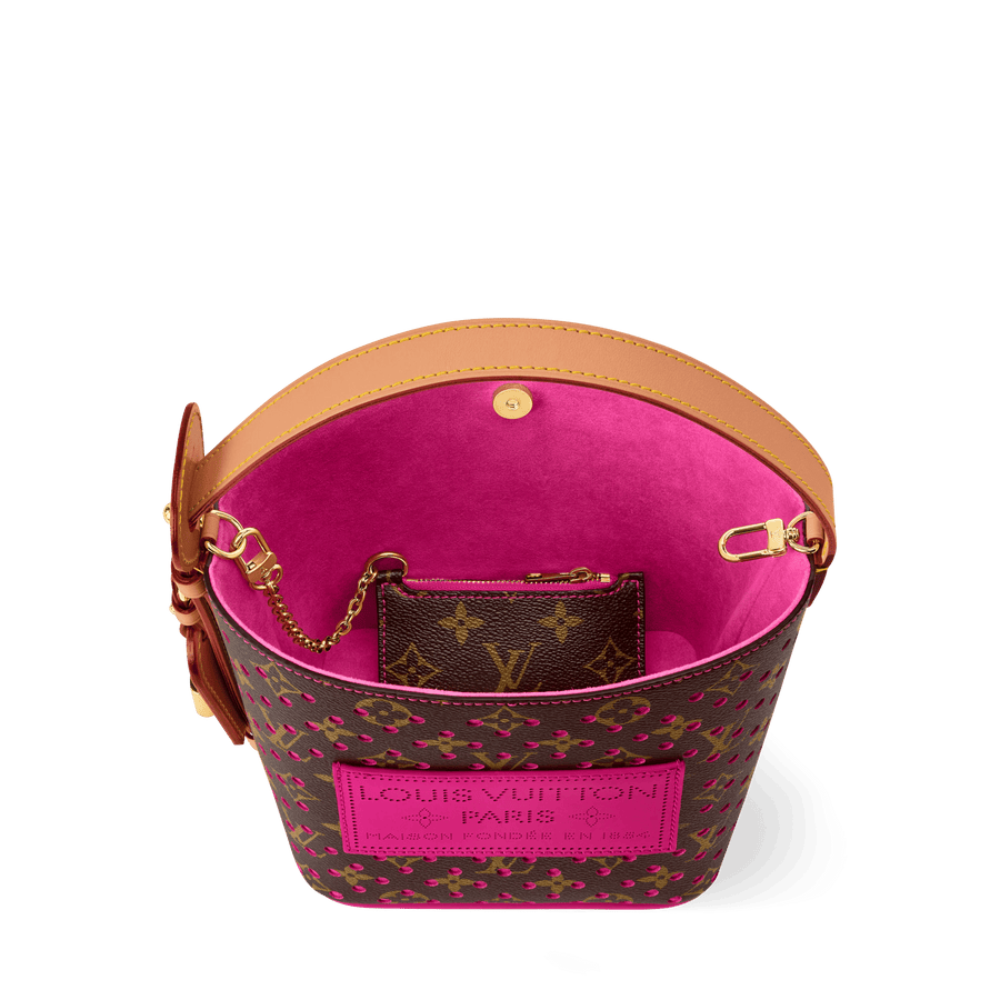 All In BB Monogram Perfo Pop Crush Tote Bag