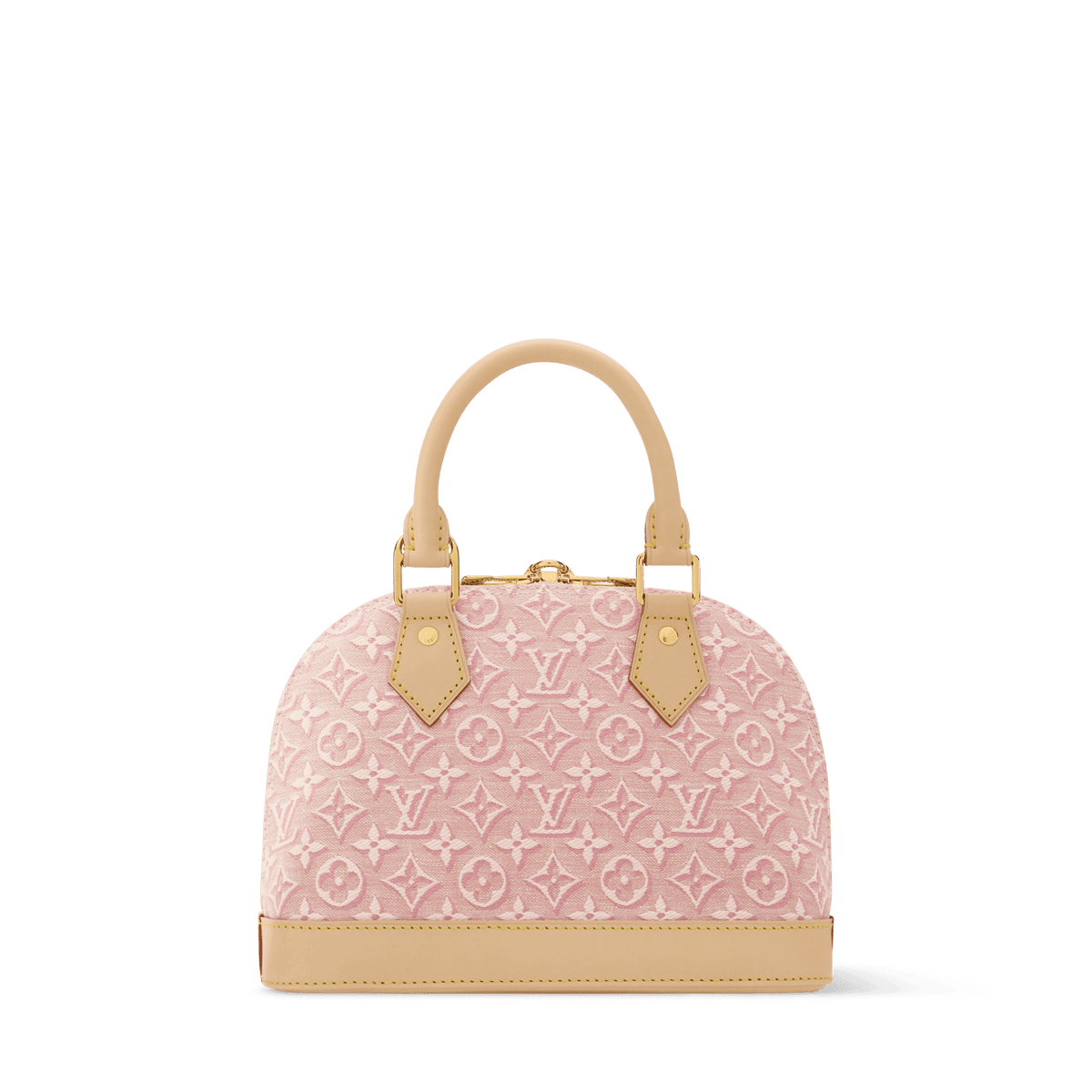 Alma BB Monogram Emblème Rose Ruban Bag