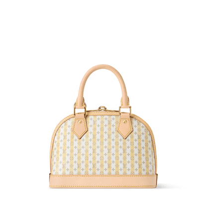 Alma BB LV Stamp Banana Monogram Canvas Nano Bag