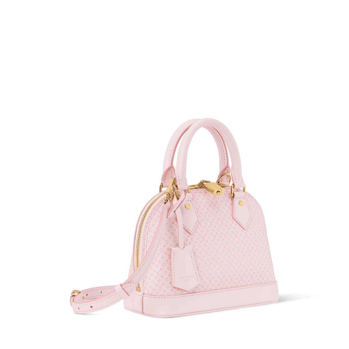 Alma BB Light Bliss Calfskin Leather Handbag M29416