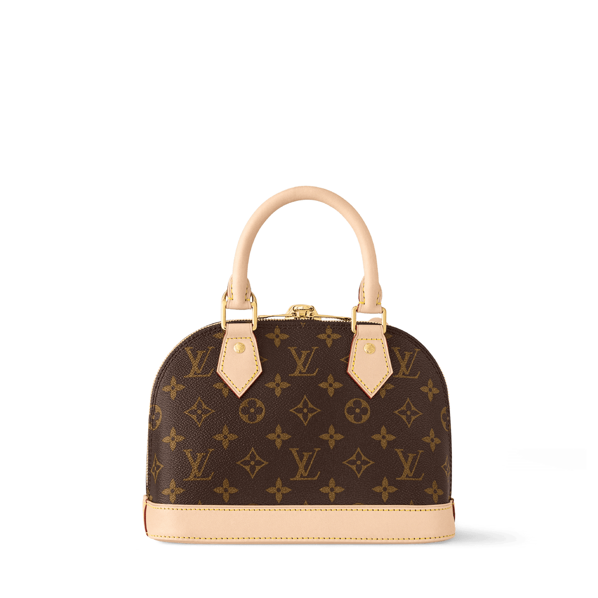 Alma BB Monogram Canvas Top Handle Bag