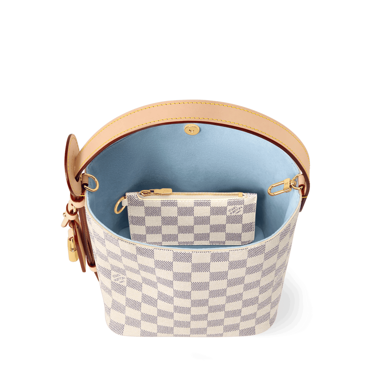 All In BB Damier Azur Canvas Tote