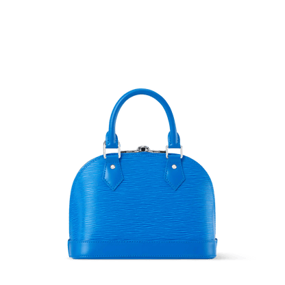 Alma BB Ocean Blue Epi Leather Handbag