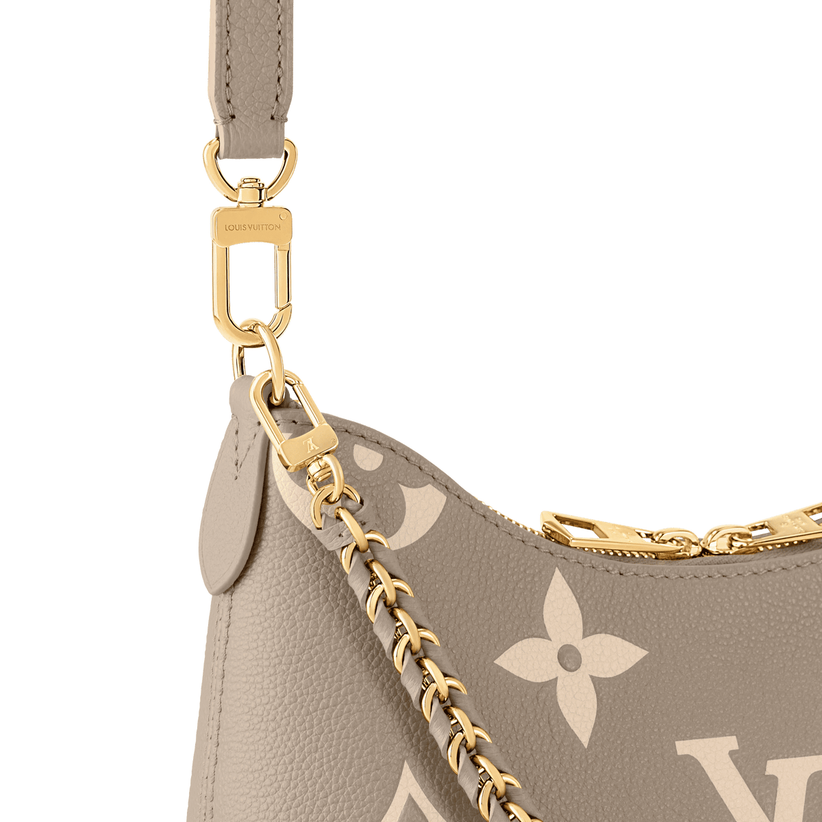 Boulogne PM Bicolor Monogram Empreinte Leather Shoulder Bag M13224