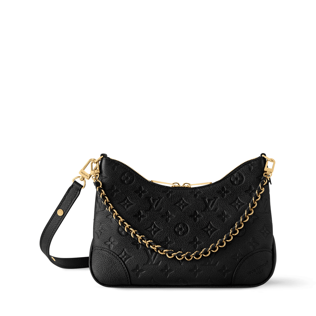 Boulogne PM Black Monogram Empreinte Leather Crossbody Bag M12930