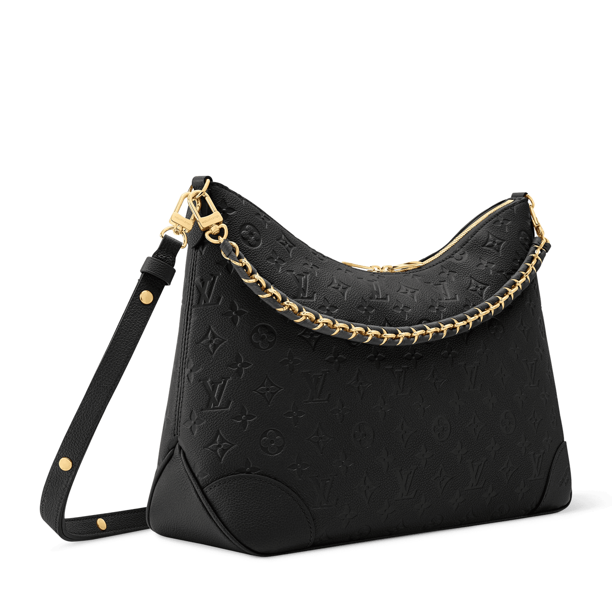 Boulogne GM Monogram Empreinte Leather Shoulder Bag M13706