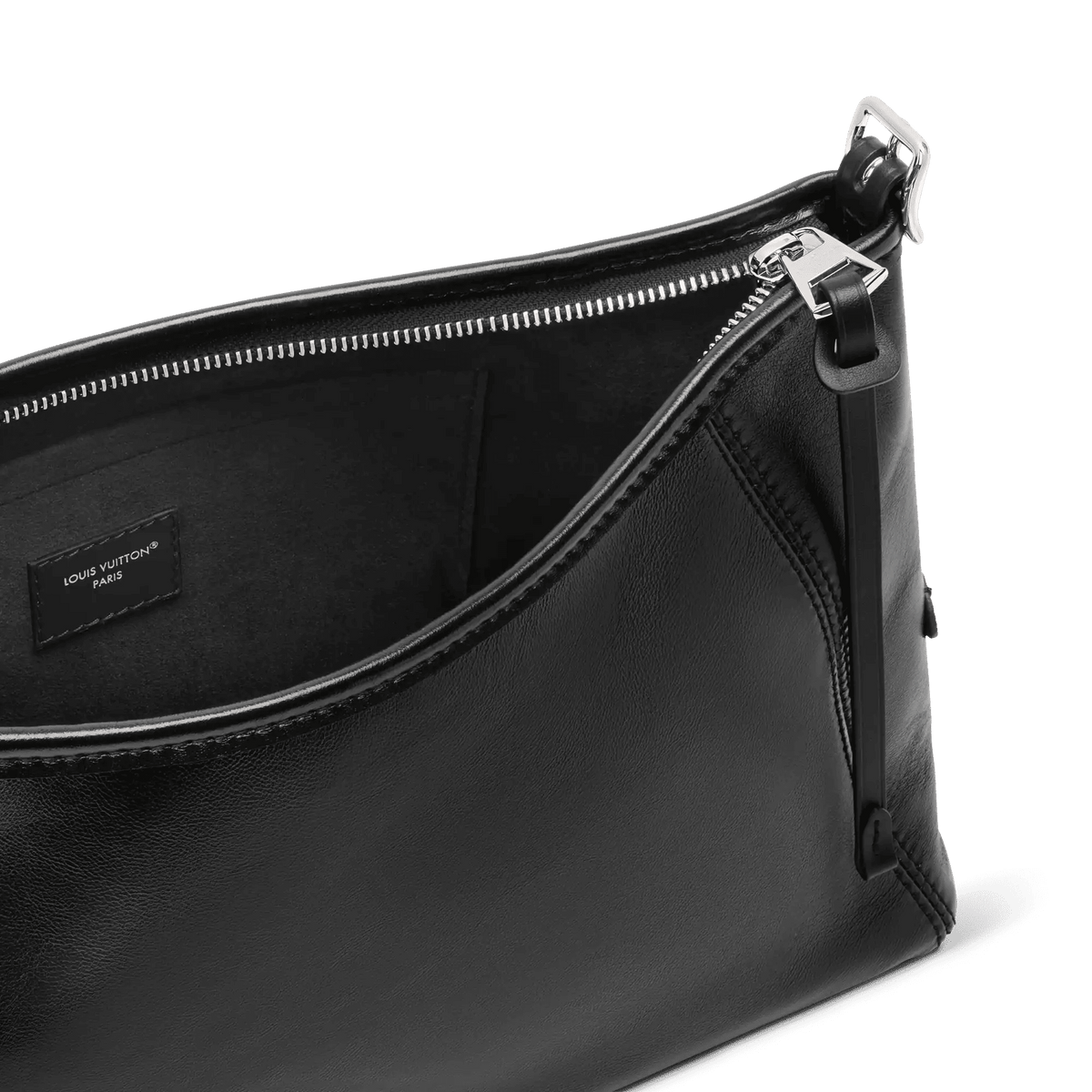 CarryAll East West Black Lamb Leather Crossbody Bag M28160