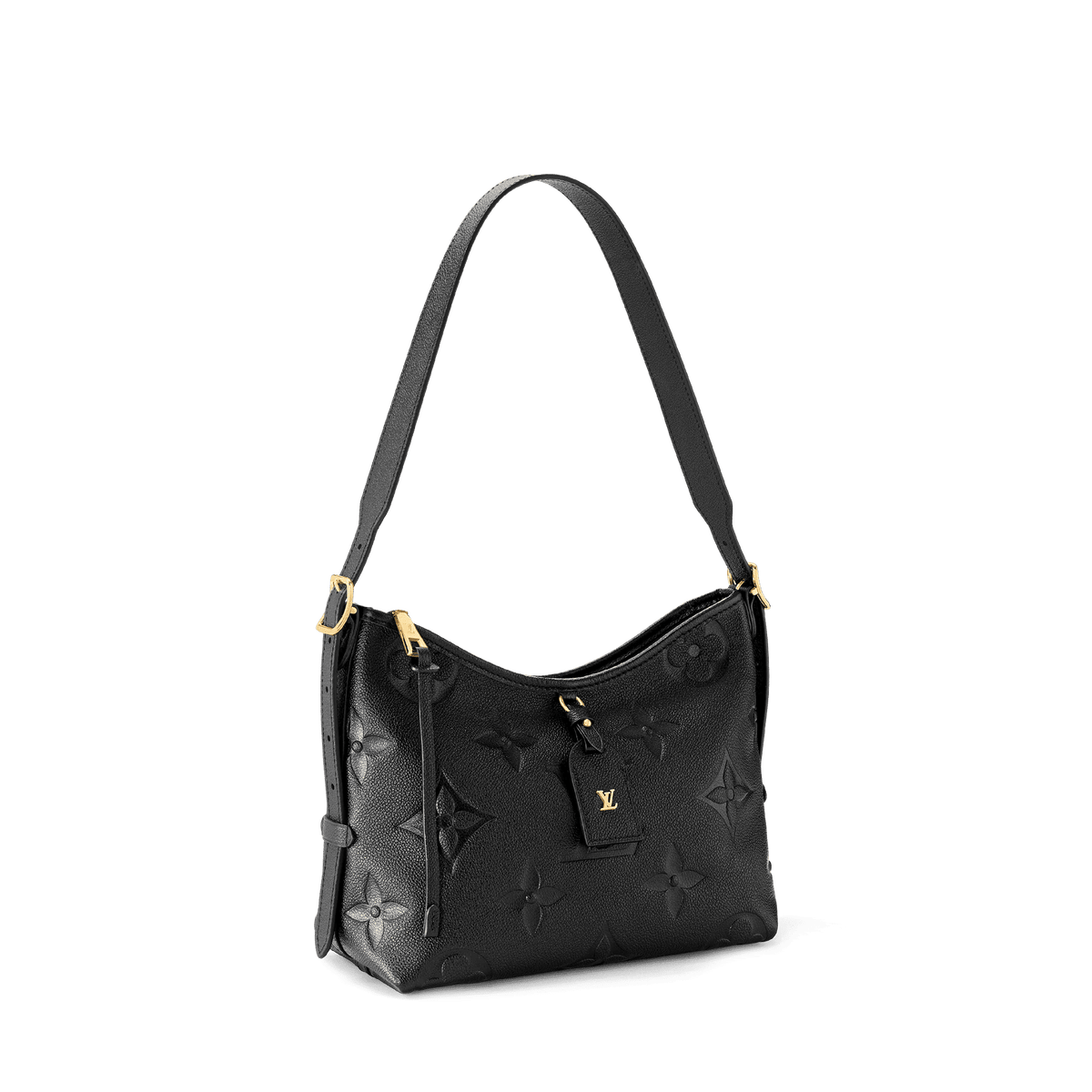 CarryAll PM Black Monogram Empreinte Leather Hobo Bag M46288