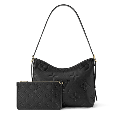 CarryAll PM Black Monogram Empreinte Leather Hobo Bag M46288