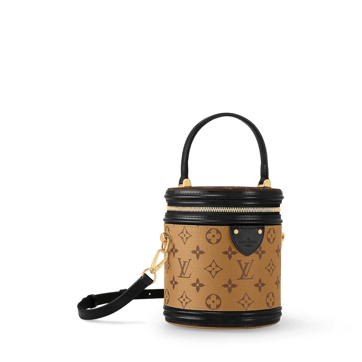 Cannes Monogram Reverse Coated Canvas Shoulder Bag